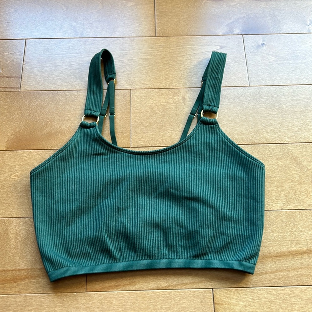 NWOT Aerie Ribbed Seamless Longline Bralette